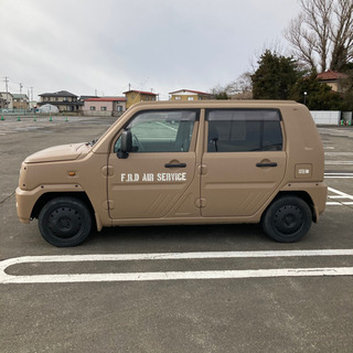 宮城県仙台市！ ダイハツ ネイキッド ミリタリー仕様 世田谷ベース好きの方 コヨーテブラウン 車検令和2年11月 の画像