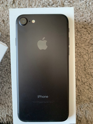 iPhone7 128GB マットブラック　ほぼ未使用