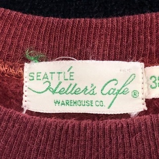 Warehouseウェアハウス　トレーナー　ワインレッド　38Mサイズ　USEDの画像