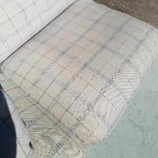 HUKLA フクラ 二人掛けソファー ベージュ系の画像
