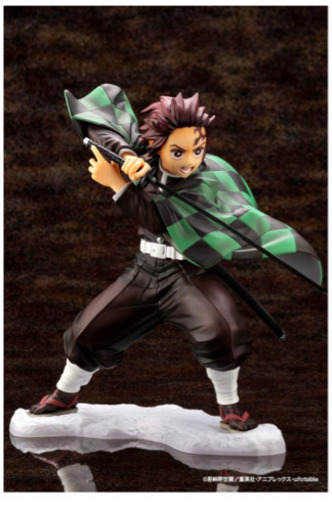 新品 未使用 未開封 コトブキヤ ARTFX J 鬼滅の刃 竈門炭治郎 1/8スケール PVC製 塗装済み完成品フィギュア 