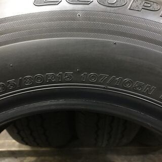 新車外し 2020年製 BS ECOPIA RD613 195/80R15 107/105N LT 15インチ 夏タイヤ 4本 ハイエース キャラバン等　(TF460) クレジットカード QR決済可能