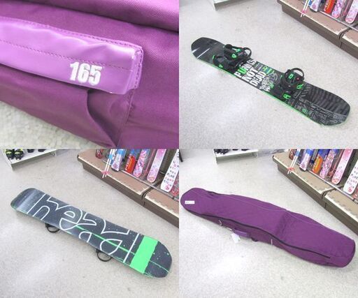 HEAD 153cm スノーボード PUNKS NOT DEAD ダブルキャンパー バインディング付板 27.0cm スノーボードブー