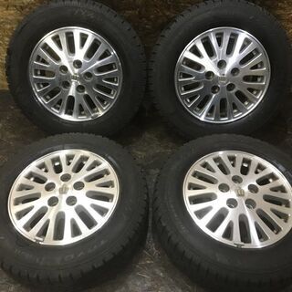 【TOYO GARIT GIZ 205/65R15】スタッドレス【トヨタ 17クラウン 純正ホイール 15インチ 6.5J5HPCD114.3+50】バリ溝　(VTH369) クレジットカード QR決済可能