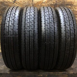 新車外し DUNLOP SP175L 155/80R14 88/86N LT 14インチ 夏タイヤ 4本 2015年製 プロボックス サクシード等 (VTP346) クレジットカード QR決済可能