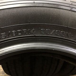 新車外し DUNLOP SP175L 155/80R14 88/86N LT 14インチ 夏タイヤ 4本 2015年製 プロボックス サクシード等 (VTP346) クレジットカード QR決済可能