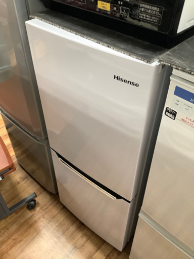 2ドア冷蔵庫 Hisense 2019年製 130L