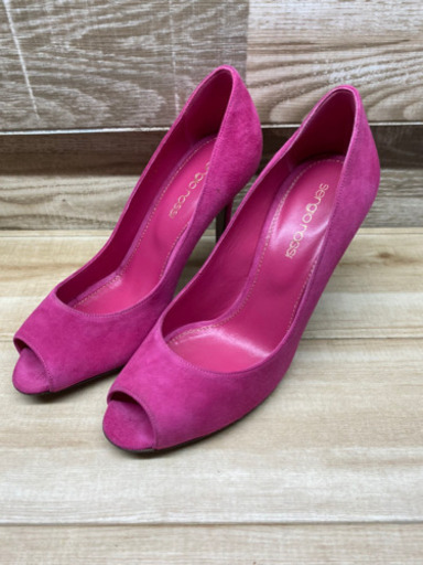 セルジオロッシ sergio rossi パンプス 36  スウェード　ピンク