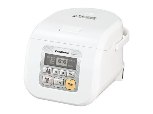 パナソニック 0.54L 0.5～3合 電子ジャー炊飯器 SR-ML051