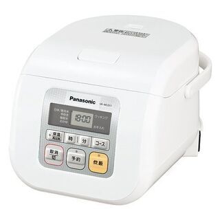 パナソニック 0.54L 0.5～3合 電子ジャー炊飯器 SR-...