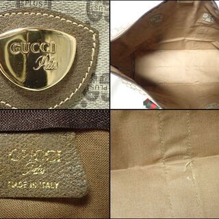 AA450 GUCCI グッチプラス シェリーライン GG柄 ボストンバッグの画像