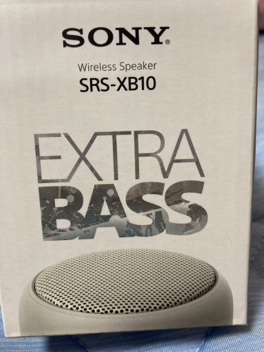 SONY 　EXTRA BASS ワイヤレススピーカー　SRS-XB10