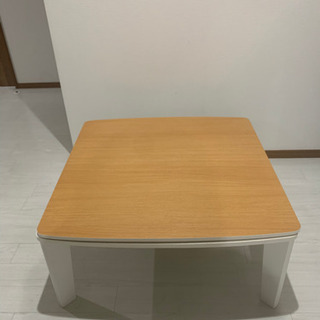 こたつ ホワイト/ナチュラル（リバーシブル）【受け渡し者決まりました】の画像