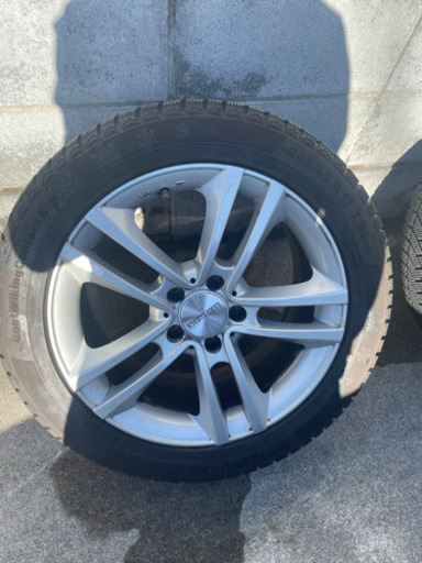 ベンツ　スタッドレスコンチネンタル2015年山有245/45R17