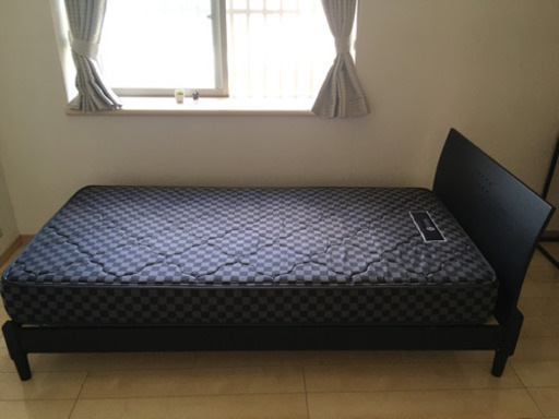 【値下げ】ベッドとマットレスのセット3万円