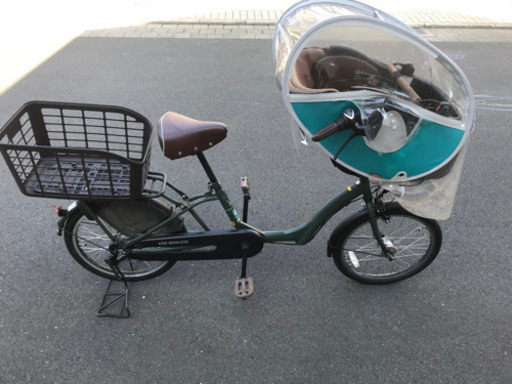 幼児座席付き自転車