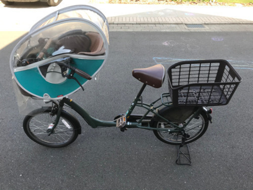 幼児座席付き自転車