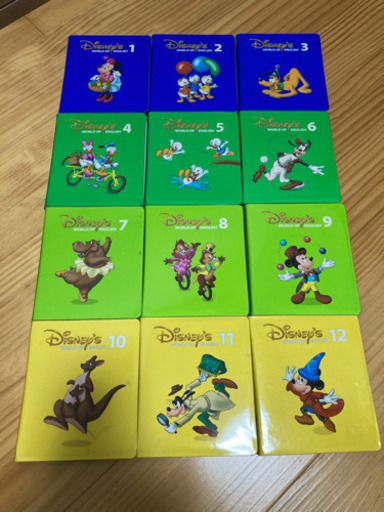 DWE straight play DVD 1-12 comes with books.