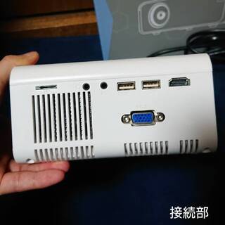 GooDee LEDプロジェクター 小型 プロジェクターの画像
