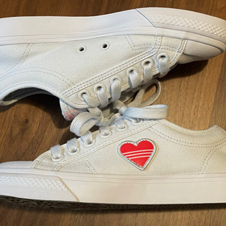 【美品】アディダス adidas ニッツァ NIZZA ハートロゴ 23cmの画像