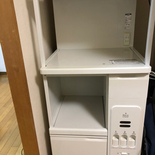 電子レンジ台　米収納込み