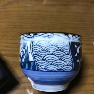 和柄湯のみ9個組の画像