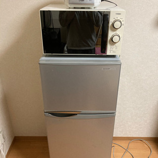 【3点セット】冷蔵庫/電子レンジ/炊飯器
