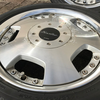  WORK ユーロライン 15インチ 5J ＋45 PCD100 4H 5H ワゴンR タント ムーヴ パレット ラパン N-BOX 軽自動車 軽トラ 深リム 165/55R15 4本の画像