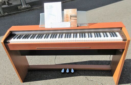 ☆CASIO カシオ Privia PX-720C 電子ピアノ 88鍵◆グランドピアノの音質と引き心地を追求したスタンド一体型モデル