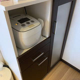 ニトリ　食器棚　オーブンレンジ棚