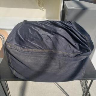 MUJI 無印良品 ビーズソファ デニム柄 