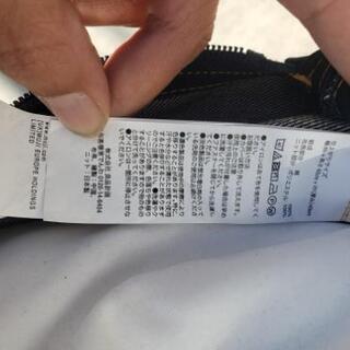 MUJI 無印良品 ビーズソファ デニム柄 の画像