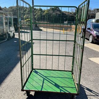 中古カゴ台車　W1000×D800×H1700mm　★在庫1台限...