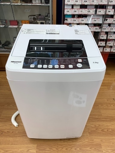 【ジモティー割引】5.5kg 2018年製洗濯機【ハードオフ八王子めじろ台店】
