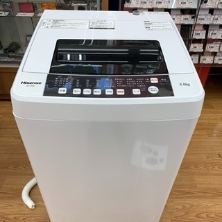 【ジモティー割引】5.5kg 2018年製洗濯機【ハードオフ八王子めじろ台店】