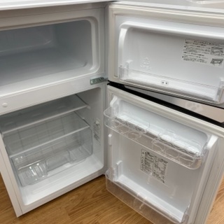 【ジモティー割引】93L2ドア　2018年製冷蔵庫【ハードオフ八王子めじろ台店】の画像