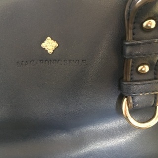 ブルー　カジュアルバッグの画像