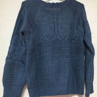 マジェスティックレゴン ニット セーター　 ブルー系の画像