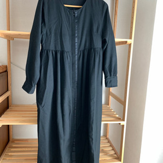 ベルメゾン　マタニティ ガウン ワンピース　ブラックの画像