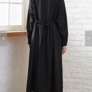 ベルメゾン　マタニティ ガウン ワンピース　ブラックの画像
