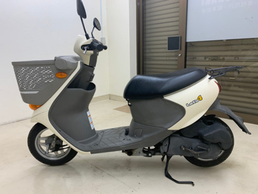 スズキ レッツ4 バスケット 50 cc 原付 スクーター 4スト 実動 美車 書類 鍵あり 型式CA43A