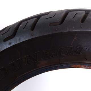 手渡し　DUNLOP D404 チューブタイプ　130-90-15　2部山　中古品の画像