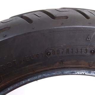 手渡し　DUNLOP D404 チューブタイプ　130-90-15　2部山　中古品の画像
