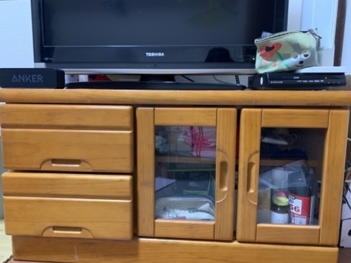 テレビボード　サイドボード　鏡　セット