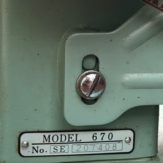 ジャノメ ミシン JANOME MODEL 670 M-150 ...