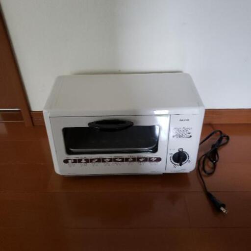 新品のオーブントースター