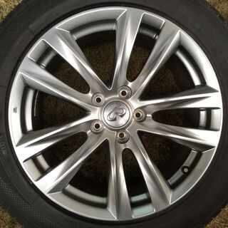 送料無料 日産フーガ（Y51）後期 18インチ 純正ホール＆タイヤ 245/50