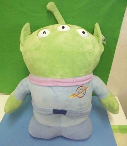 JM8136)★お値下げ★トイストーリー エイリアン ぬいぐるみ 高さ:約57cm 幅:約50cm 中古品【取りに来られる方限定】