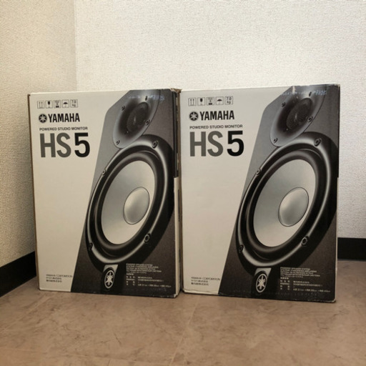 YAMAHA HS5 モニタースピーカー ペア DTM 楽器 音楽 ヤマハ DAW 箱付き