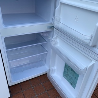 【ジモティー割引】83L 2018年製冷蔵庫【ハードオフ八王子めじろ台店】の画像
